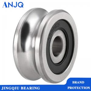 Bearing with U-groove